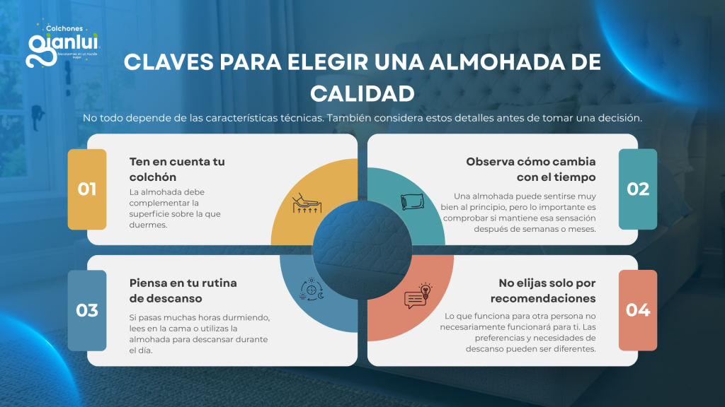 ¿Cómo elegir una almohada de calidad?